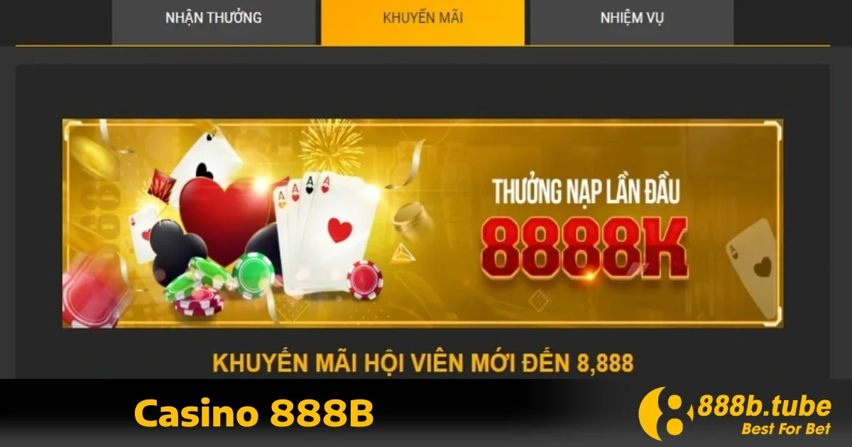 Casino 888b 4 Ưu đãi đặc biệt khi tham gia Casino 888B